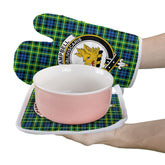 Campbell Of Breadalbane Ancient Tartan Crest Oven Mitt And Pot Holder (2 Oven Mitts + 1 Pot Holder)